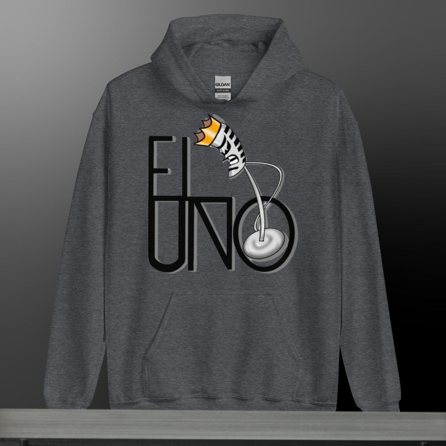 EL UNO dark logo Hoodie