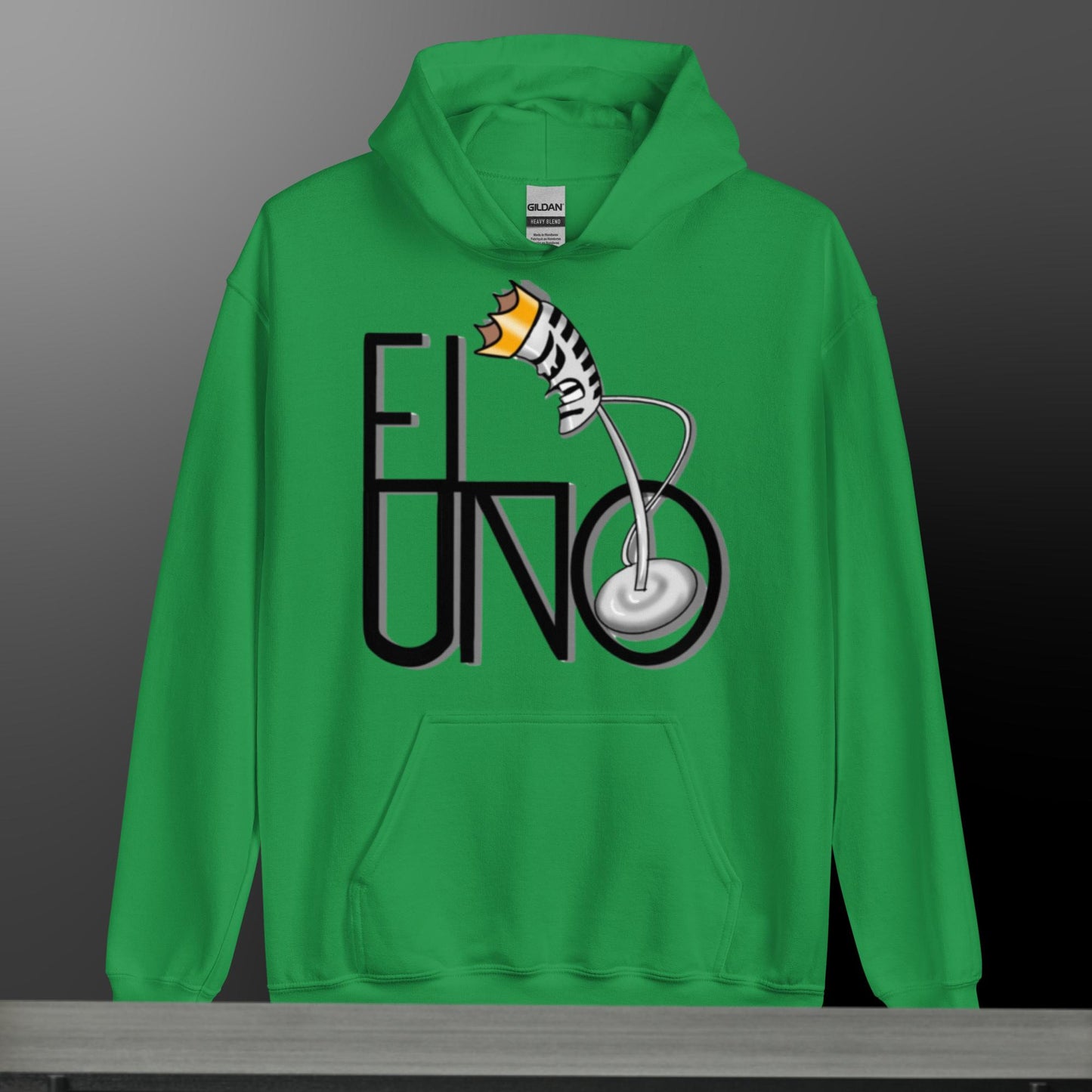 EL UNO dark logo Hoodie