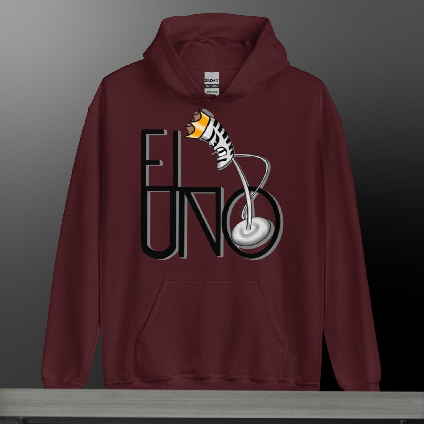 EL UNO dark logo Hoodie