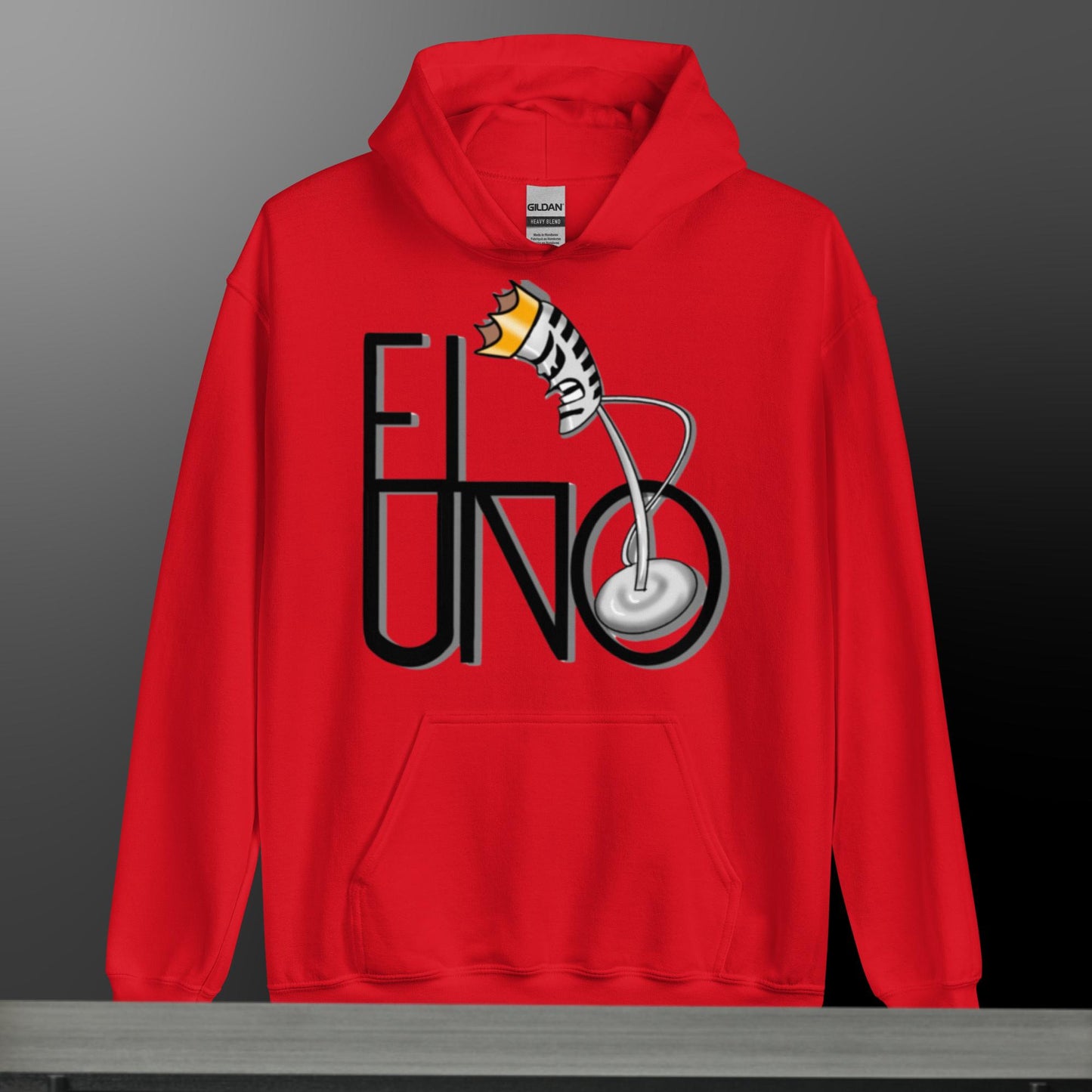 EL UNO dark logo Hoodie