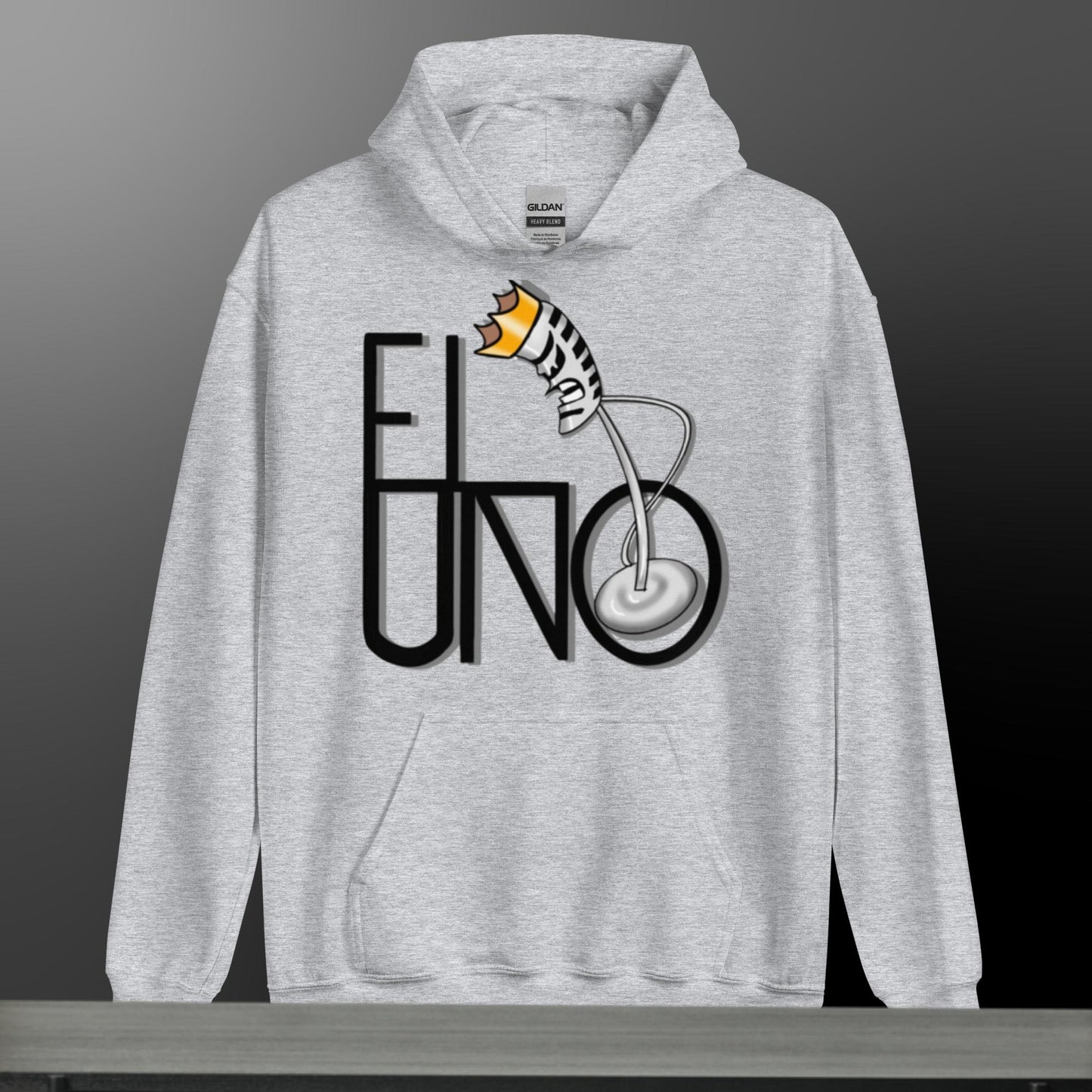 EL UNO dark logo Hoodie