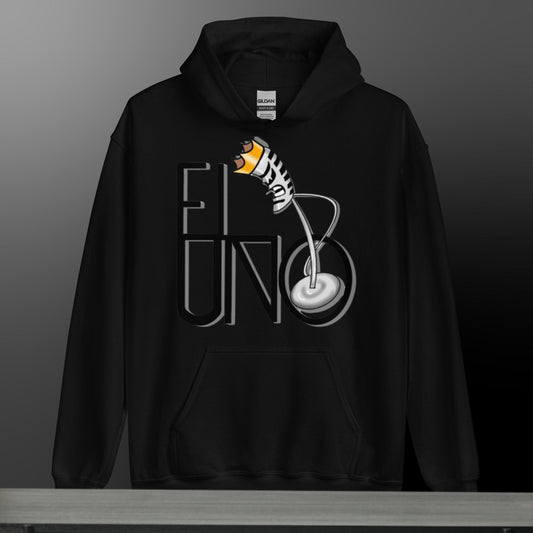 EL UNO dark logo Hoodie